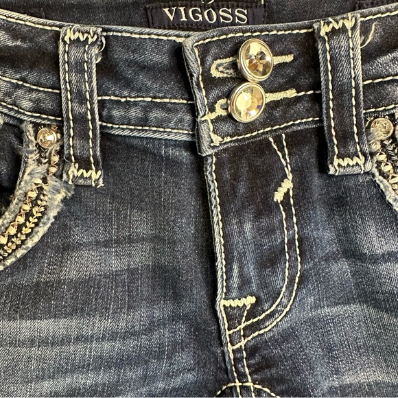 VIGOSS Skinny Bling Jeans Pants - Picture 7 of 16